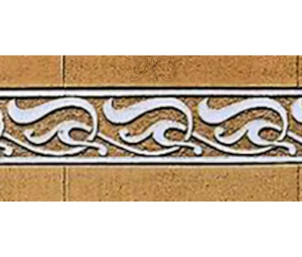 A&D Art Nouveau Wall Border Stencil #106, set of pdf, dxf, svg files - Image 3