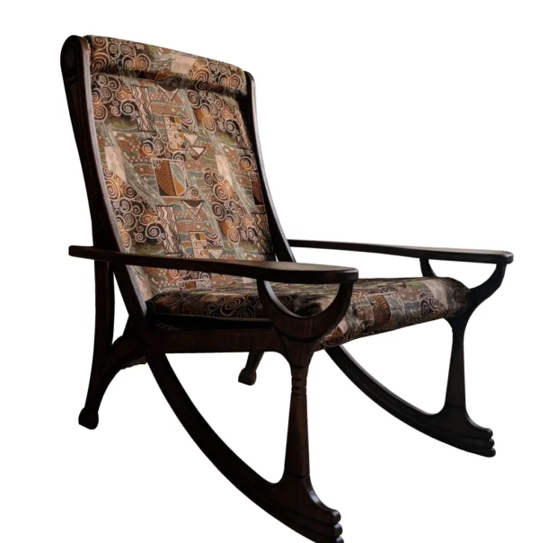 A&D Champagne chair with Art Nouveau style heel. - Image 2