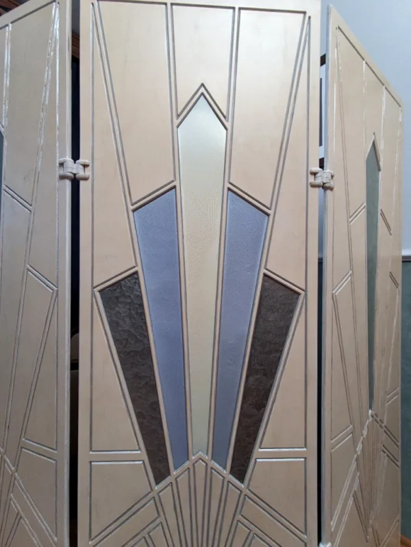 A&D Art Deco Room Divider Folding Screen "Snow Queen" (Snedronningen) - Image 6