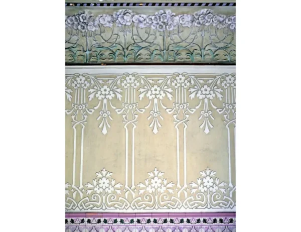 A&D Art Nouveau Wall Border Stencil #79, set of pdf, dxf, svg files