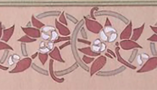 A&D Art Nouveau Wall Border Stencil #88, set of pdf, dxf, svg files - Image 6