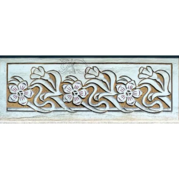 A&D Art Nouveau Wall Border Stencil #90, set of pdf, dxf, svg files