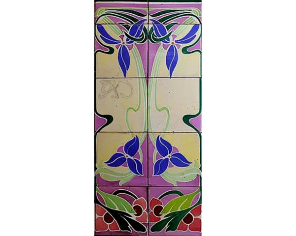 A&D Art Nouveau Wall Border Stencil #97, set of pdf, dxf, svg files - Image 3