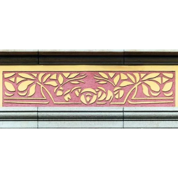 A&D Art Nouveau Wall Border Stencil #38, set of pdf, dxf, svg files