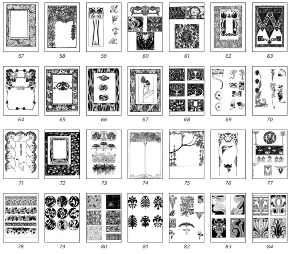 Art Nouveau Ornament, Paris, 1917 year?, 318 pages, 40mb - Image 8