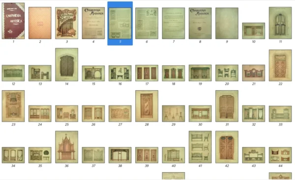 Carpinteria Artística. Andres Audet y Puia, Barcelona, 1900, 183 pages, 15mb - Image 8