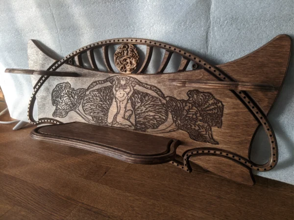 A&D Art Nouveau style wall shelf - Image 4