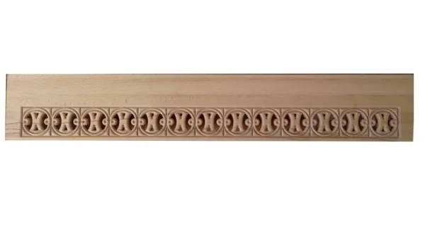 A&D Art Nouveau style wooden radiator cover  - custom radiator cover - Image 3