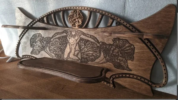 A&D Art Nouveau style wall shelf - Image 3