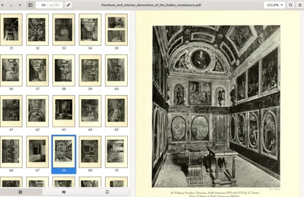 Furniture and interior decoration of the Italian renaissance. Frida Schottmuller. NY. Brentano's. MCMXXI - Image 11