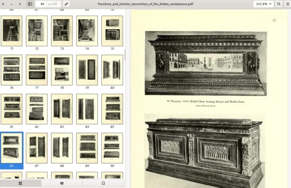 Furniture and interior decoration of the Italian renaissance. Frida Schottmuller. NY. Brentano's. MCMXXI - Image 10