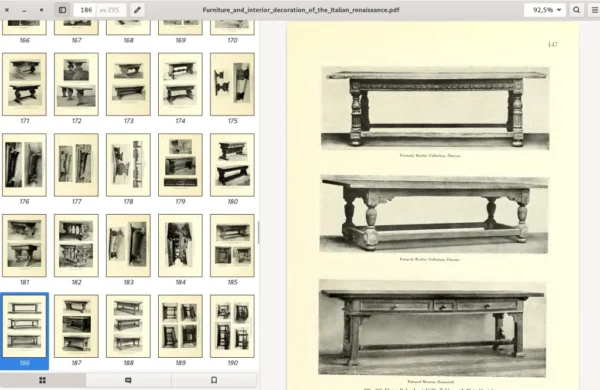 Furniture and interior decoration of the Italian renaissance. Frida Schottmuller. NY. Brentano's. MCMXXI - Image 7