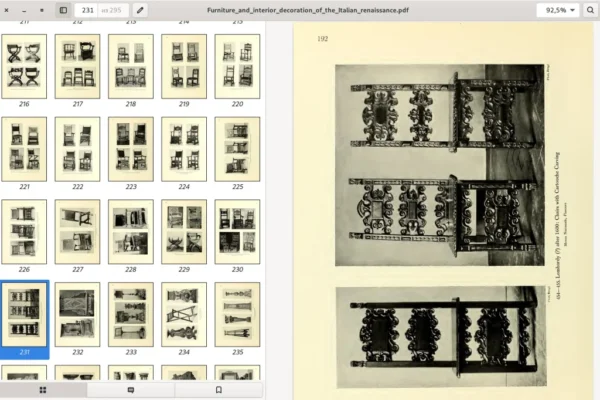 Furniture and interior decoration of the Italian renaissance. Frida Schottmuller. NY. Brentano's. MCMXXI - Image 4