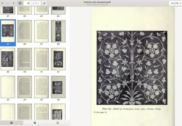 Intarsia and marquetry. By F.Hamilton Jackson. London. Sands and Company.  1903. 14.7mb. 263p - Image 9