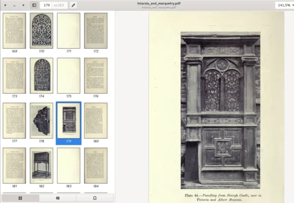 Intarsia and marquetry. By F.Hamilton Jackson. London. Sands and Company.  1903. 14.7mb. 263p - Image 5