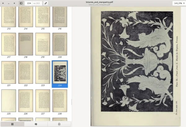 Intarsia and marquetry. By F.Hamilton Jackson. London. Sands and Company.  1903. 14.7mb. 263p - Image 3