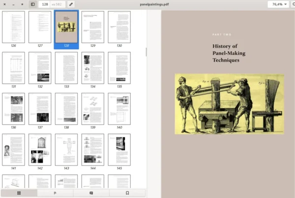 The structural conservation of panel paintings.  The Getty Conservation Institute. Los Angeles. 582p. 14.7mb. 1998. - Image 17