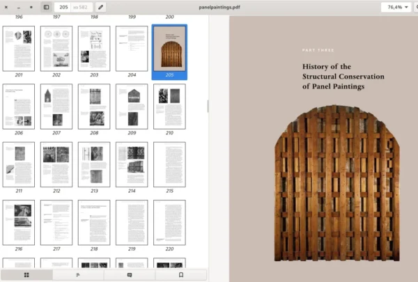 The structural conservation of panel paintings.  The Getty Conservation Institute. Los Angeles. 582p. 14.7mb. 1998. - Image 14