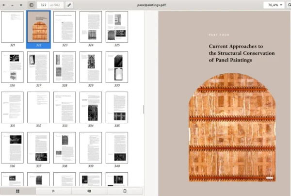 The structural conservation of panel paintings.  The Getty Conservation Institute. Los Angeles. 582p. 14.7mb. 1998. - Image 11