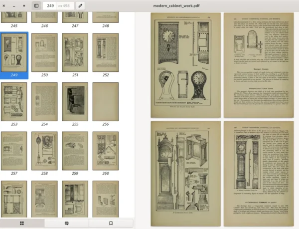 MODERN CABINET WORK. Furniture and fitmens. 498p. London. 1910 - Image 9