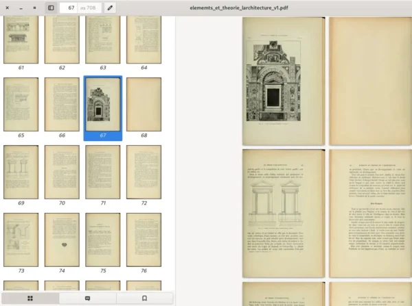 ELEMENTS ET THEORIE de L'ARCHITECTURE. J. Gaudet.  Tome 1. Paris. 1909. 708p - Image 37