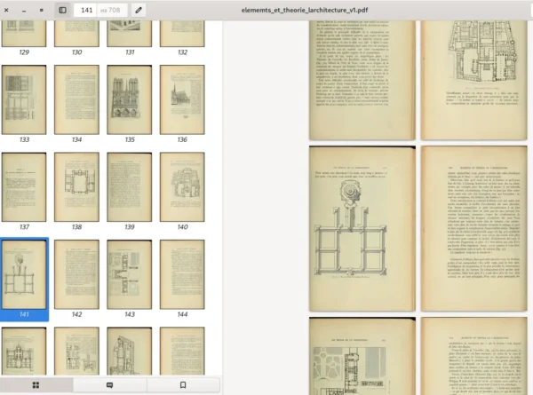 ELEMENTS ET THEORIE de L'ARCHITECTURE. J. Gaudet.  Tome 1. Paris. 1909. 708p - Image 33