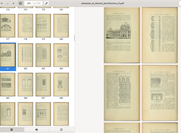 ELEMENTS ET THEORIE de L'ARCHITECTURE. J. Gaudet.  Tome 1. Paris. 1909. 708p - Image 30