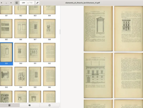 ELEMENTS ET THEORIE de L'ARCHITECTURE. J. Gaudet.  Tome 1. Paris. 1909. 708p - Image 29