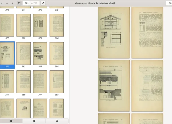 ELEMENTS ET THEORIE de L'ARCHITECTURE. J. Gaudet.  Tome 1. Paris. 1909. 708p - Image 18