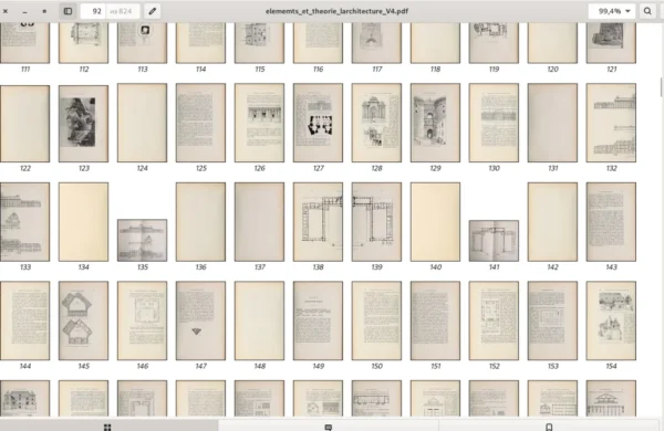 ELEMENTS ET THEORIE de L'ARCHITECTURE. J. Gaudet.  Tome 4. Paris. 1909. 824p. - Image 14