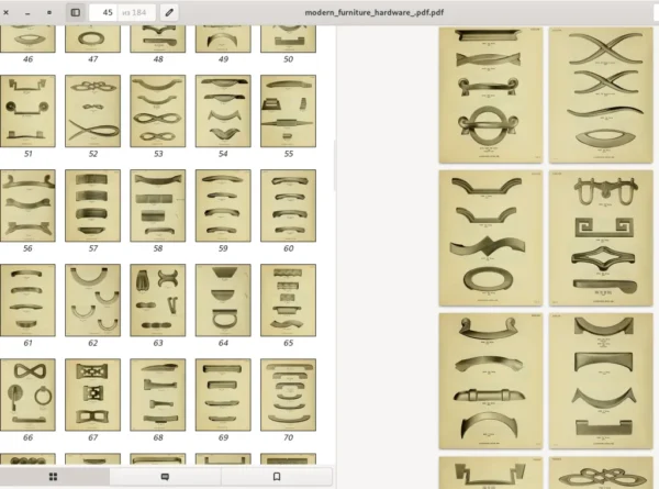 Catalog Modern furniture hardware. KEELER. NY. 184p. - Image 9