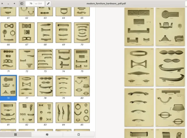 Catalog Modern furniture hardware. KEELER. NY. 184p. - Image 8