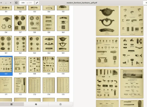 Catalog Modern furniture hardware. KEELER. NY. 184p. - Image 4