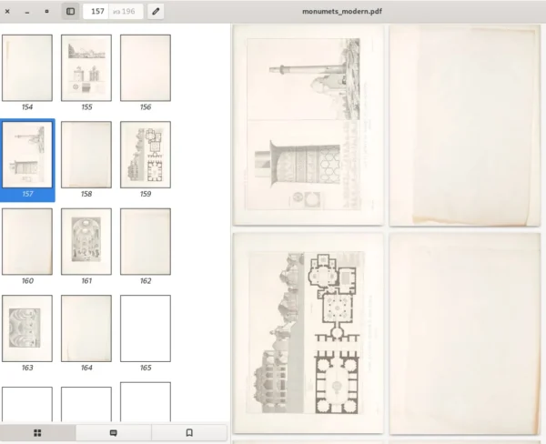 Monumets modernes DE LA PERSE. Museres. Dessines et decrits. Paris. Pascal Coste. 1867. 196p. - Image 6