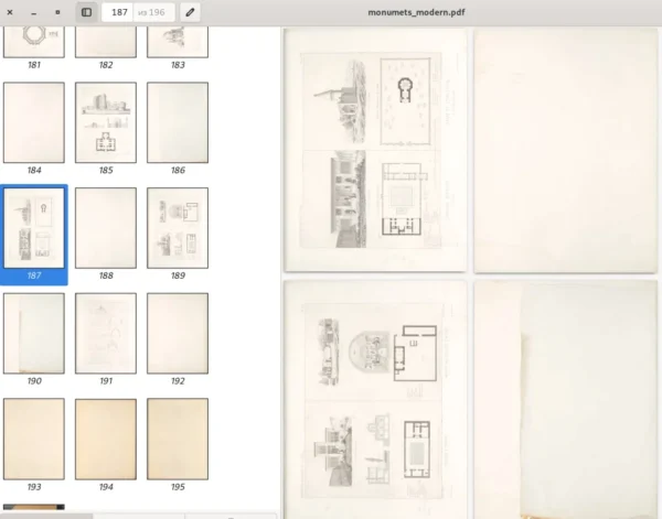 Monumets modernes DE LA PERSE. Museres. Dessines et decrits. Paris. Pascal Coste. 1867. 196p. - Image 3