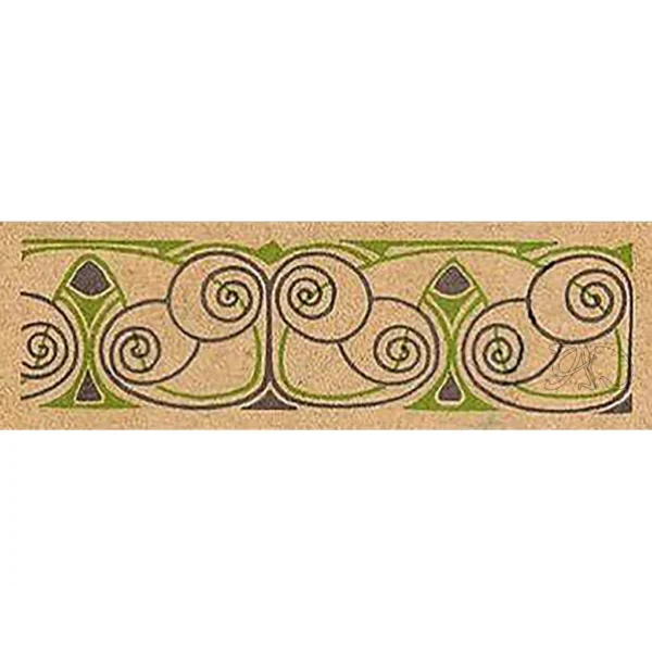 A&D Art Deco Wall Border Stencil #163, set of pdf, dxf, svg files