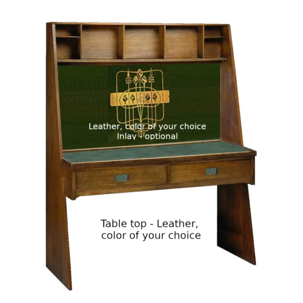 Charles Rennie Mackintosh inspired Glasgow style desk - Image 2