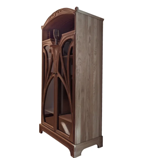 A&D Art Nouveau bookcase, art nouveau furniture - Image 6