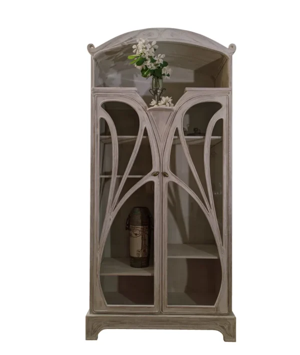 A&D Art Nouveau bookcase in shabby style version, art nouveau furniture - Image 3
