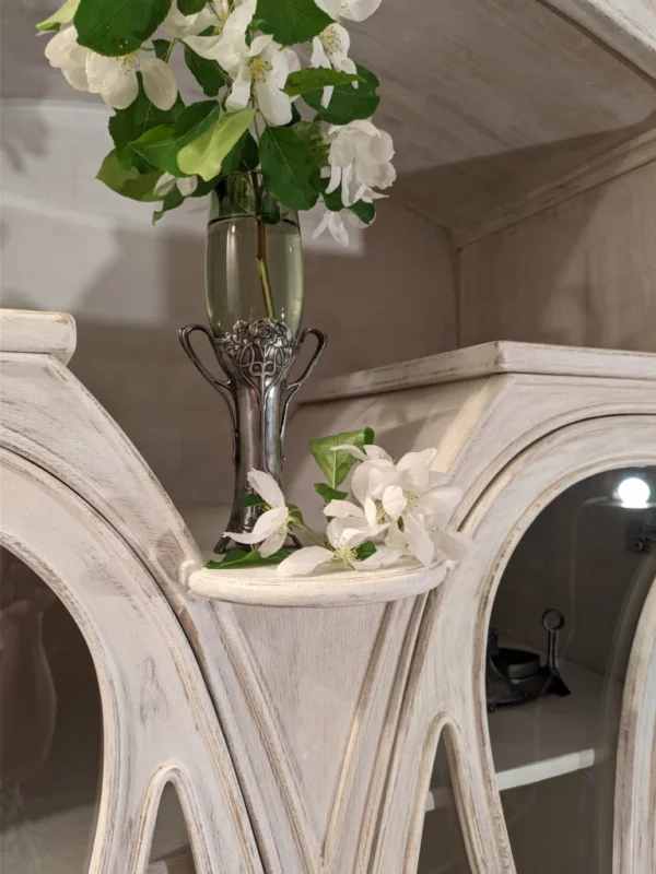A&D Art Nouveau bookcase in shabby style version, art nouveau furniture - Image 6