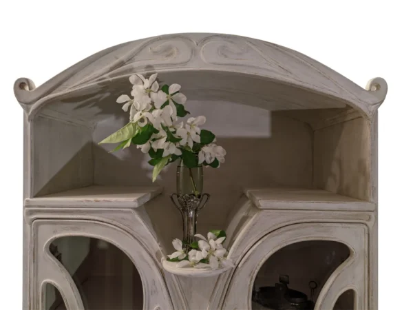 A&D Art Nouveau bookcase in shabby style version, art nouveau furniture - Image 8
