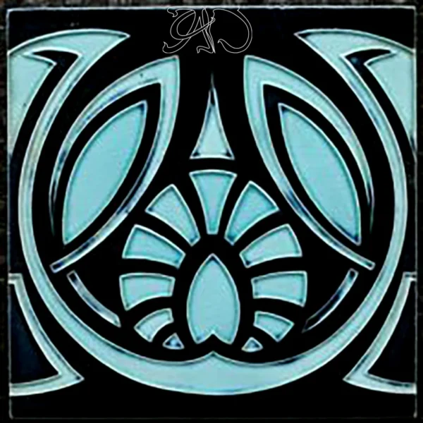 A&D Art Nouveau machine embroidery design #191, machine embroidery pes + pec + exp + jef + dst + pdf file