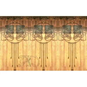 A&D Art Nouveau machine embroidery design #205, machine embroidery pes + pec + exp + jef + dst + pdf file