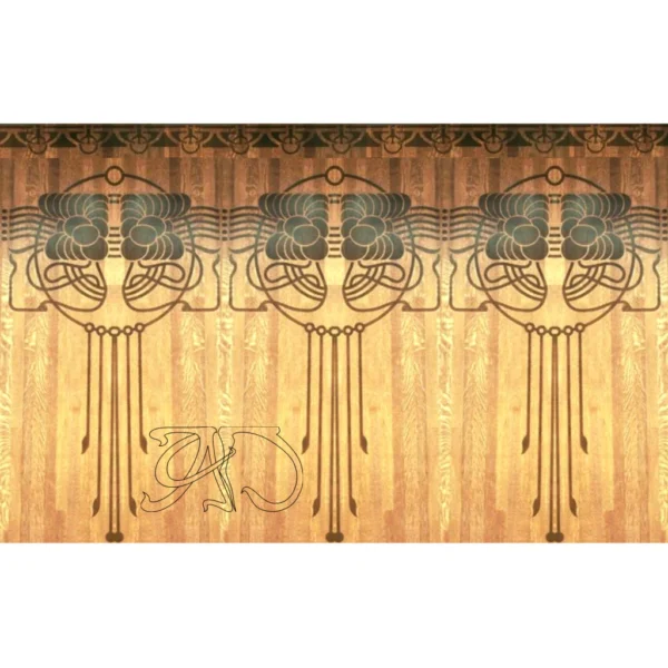 A&D Art Nouveau machine embroidery design #205, machine embroidery pes + pec + exp + jef + dst + pdf file