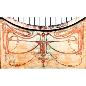 A&D Art Nouveau Wall Border Stencil #209, set of pdf, dxf, svg files