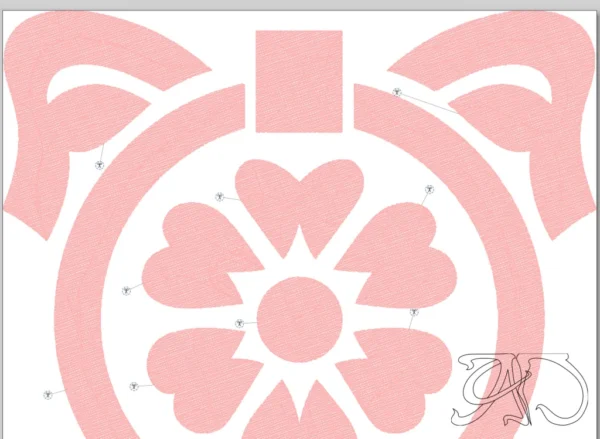 A&D Art Nouveau machine embroidery design #213, machine embroidery pes + pec + exp + jef + dst + pdf file - Image 7