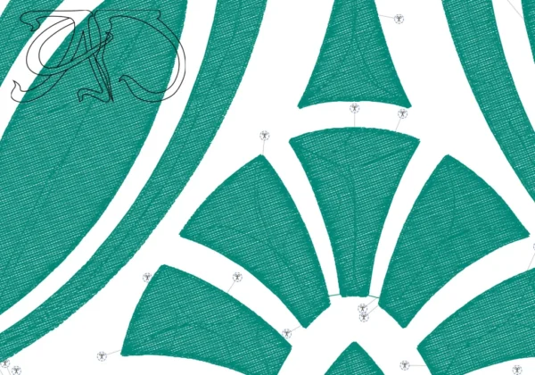 A&D Art Nouveau machine embroidery design #191, machine embroidery pes + pec + exp + jef + dst + pdf file - Image 4