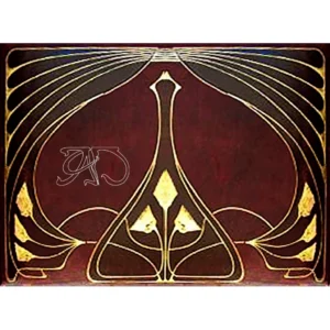 A&D Art Nouveau machine embroidery design #208, machine embroidery pes + pec + exp + jef + dst + pdf file