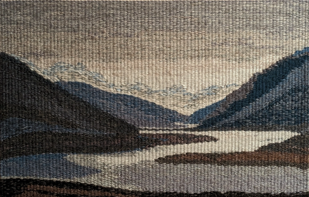 Woven wall hanging tapestry, wall decor, wool handmade wall art - Image 6