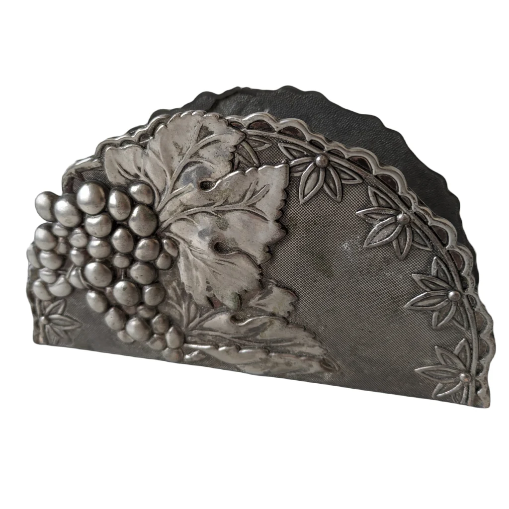 Art Nouveau 3D model of an antique napkin holder bas-relief - like a cloud of dots for craftsmen - Image 2
